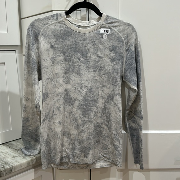 (6155) LULULEMON MENS Metal Vent Tech Long Sleeve *Chalk Wash Sz XS *LOVED EUC - Picture 6 of 9